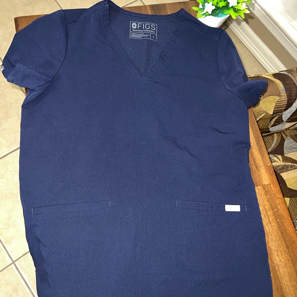 Figs Technical Collection Clothing Scrub Casma Top Size S - Picture 2 of 5